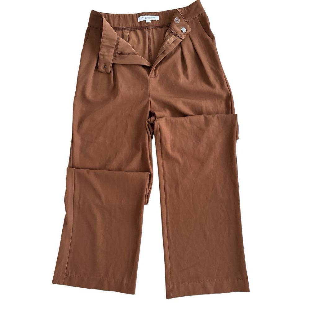 Nectar‎ Clothing Olive Wide Leg Preppy Pleated Pants Size Small